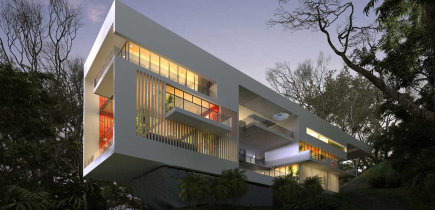 5 bed fully detach smart home duplex with pool