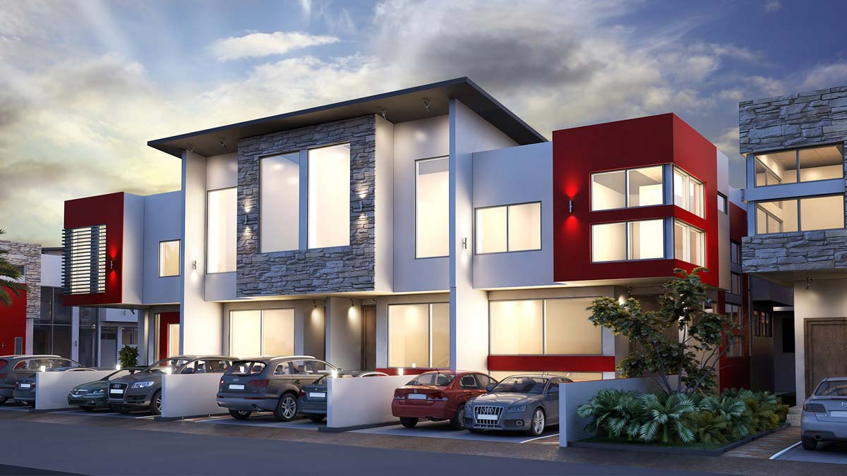 5 bed fully detach smart home duplex with pool